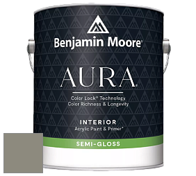 Benjamin Moore Aura 528 Waterborne Interior Semi-gloss Finish краска цвет NCS S 5005-G80Y 