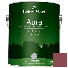 Краска Aura Waterborne Exterior Flat Finish (629) цвет 2084-20 Maple Leaf Red