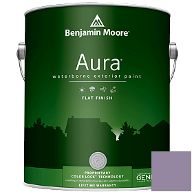 Краска Aura Waterborne Exterior Flat Finish (629) цвет 1384 Carolina Plum