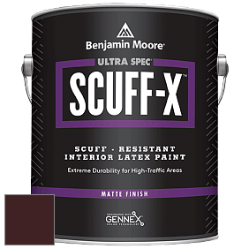 Benjamin Moore 484 Ultra Spec SCUFF-X Interior Matte Finish краска цвет RAL 3007 
