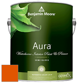Benjamin Moore Aura 528 Waterborne Interior Semi-gloss Finish краска цвет RAL 2009 