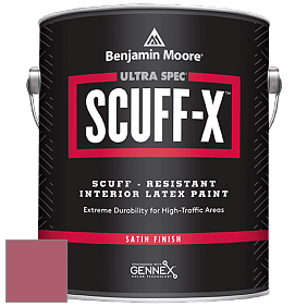 Benjamin Moore 486 Ultra Spec SCUFF-X Interior Satin Finish краска цвет 2081-30 Vibrant Blush