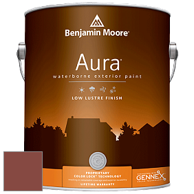 Benjamin Moore Aura 634 Waterborne Exterior Low Lustre Finish краска цвет 2091-20 Rustic Brick