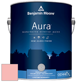 Benjamin Moore Aura 632 Waterborne Exterior Semi-Gloss Finish краска цвет 2012-50 Perky Peach