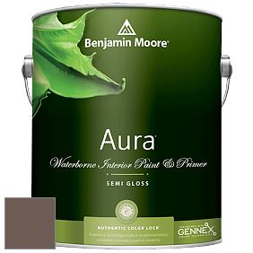 Benjamin Moore Aura 528 Waterborne Interior Semi-gloss Finish краска цвет 2111-30 Mustang