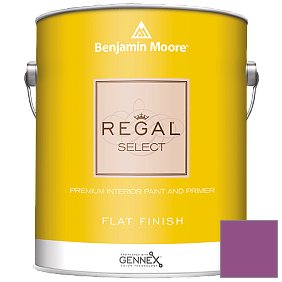 Краска Regal Select Waterborne Interior Flat Finish (547) цвет 2074-30 Twilight Magenta