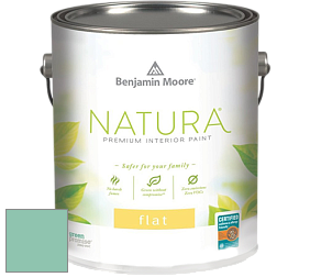 Benjamin Moore 512 Natura Interior Flat Finish матовая краска цвет 599 Brookdale Gardens