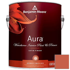 Краска Aura Waterborne Interior Satin Finish (526) цвет 2169-20 Orange Parrot