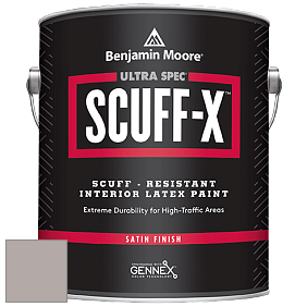 Benjamin Moore 486 Ultra Spec SCUFF-X Interior Satin Finish краска цвет 2109-50 Elephant Gray