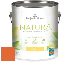 Benjamin Moore 512 Natura Interior Flat Finish матовая краска цвет 2015-10 Electric Orange