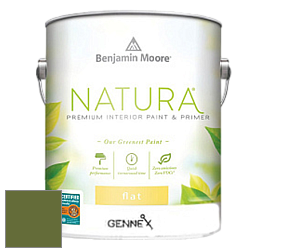 Benjamin Moore 514 Natura Interior Semi-Gloss Finish краска цвет NCS S 4550-G40Y 