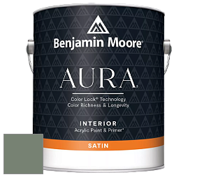 Benjamin Moore Aura 526 Waterborne Interior Satin Finish покрытие цвет AF-475 