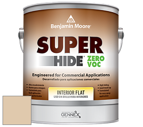 Benjamin Moore 355 Super Hide Zero Voc Interior Flat краска цвет 1045 Lady Finger