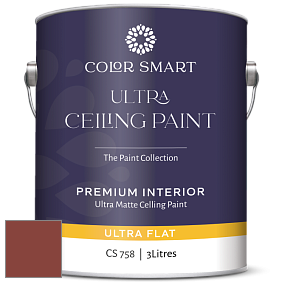 COLOR SMART CS 758 ULTRA CEILING PAINT ультраматовая краска цвет NCS S 4550-Y80R 