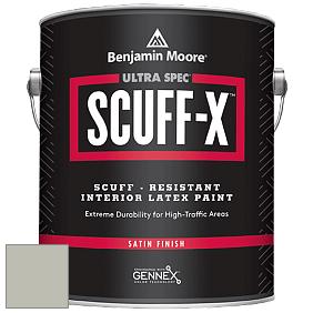 Benjamin Moore 486 Ultra Spec SCUFF-X Interior Satin Finish краска цвет RAL 7044 
