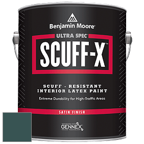 Benjamin Moore 486 Ultra Spec SCUFF-X Interior Satin Finish краска цвет NCS S 7020-B50G 