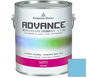Краска Benjamin Moore 792. Advance Interior Paint-Satin эмаль цвет 788 Aquarius