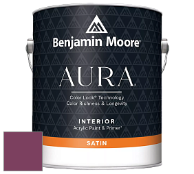 Benjamin Moore Aura 526 Waterborne Interior Satin Finish покрытие цвет NCS S 4050-R30B 