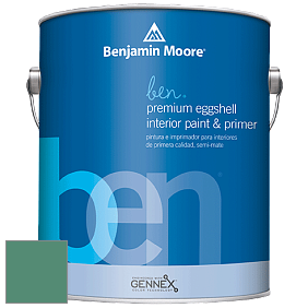 Benjamin Moore Ben W626 Premium Interior Latex Eggshell краска цвет 601 Juniper Green