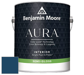 Benjamin Moore Aura 528 Waterborne Interior Semi-gloss Finish краска цвет RAL 5001 