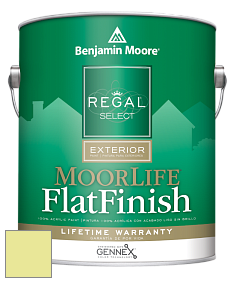 Benjamin Moore W105 Regal Select Exterior Paint-MoorLife Flat Finish краска цвет 2026-50 Fresh Cut Grass