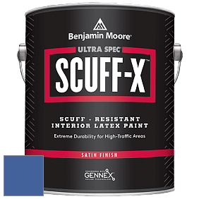 Benjamin Moore 486 Ultra Spec SCUFF-X Interior Satin Finish краска цвет 2067-30 Twilight Blue