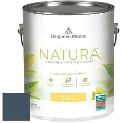 Benjamin Moore 512 Natura Interior Flat Finish матовая краска цвет 2062-20 Gentleman's Gray