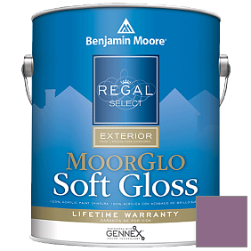 Краска Regal Select Exterior Paint-Moor GloSoft Gloss Finish (W096) цвет 1371 Plum Perfect