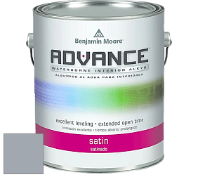 Benjamin Moore 792 Advance Interior Paint-Satin эмаль цвет 2120-50 Silver Spring