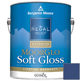 Краска Regal Select Exterior Paint-Moor GloSoft Gloss Finish (W096) цвет 2066-10 Blue