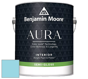 Benjamin Moore Aura 528 Waterborne Interior Semi-gloss Finish краска цвет NCS S 0530-B10G 