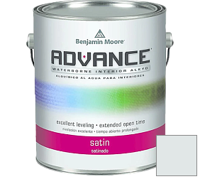 Краска Benjamin Moore 792. Advance Interior Paint-Satin эмаль цвет 2128-70 Lily White