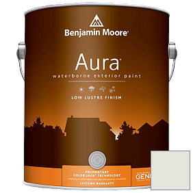 Краска Aura Waterborne Exterior Low Lustre Finish (634) цвет 2140-70 Winter White
