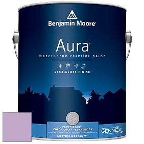 Benjamin Moore Aura 632 Waterborne Exterior Semi-Gloss Finish краска цвет 2073-50 Purple Easter Egg