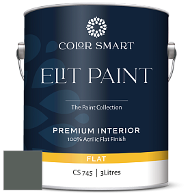 COLOR SMART CS 745 ELIT PAINT глубокоматовая моющаяся краска цвет NCS S 7005-G 