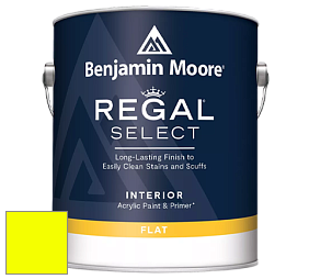 Benjamin Moore 547 Regal Select Waterborne Interior Flat Finish краска цвет RAL 1026 