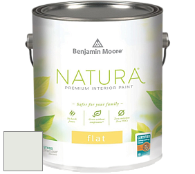 Benjamin Moore 512 Natura Interior Flat Finish матовая краска цвет OC-54 White Wisp