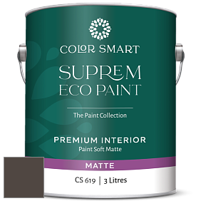COLOR SMART CS 619 SUPREM ECO PAINT матовая краска цвет 2114-10 Bittersweet Chocolate