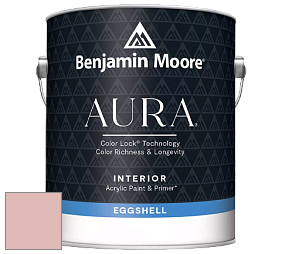Benjamin Moore Aura 524 Waterborne Interior Eggshell Finish краска цвет 2091-60 Heather Pink