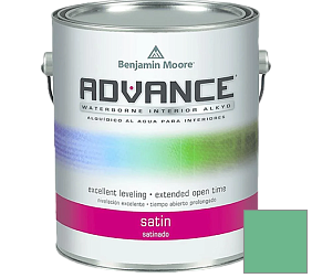 Краска Benjamin Moore 792. Advance Interior Paint-Satin эмаль цвет 580 Arlington Green