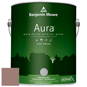 Benjamin Moore Aura 629 Waterborne Exterior Flat Finish краска цвет 2095-40 Mudslide