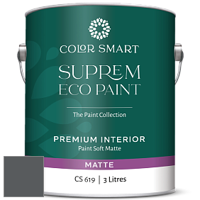 COLOR SMART CS 619 SUPREM ECO PAINT матовая краска цвет NCS S 7502-B 