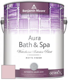 Benjamin Moore Aura 532 Bath & Spa Waterborne Interior Paint Matte Finish краска цвет NCS S 1015-R10B 