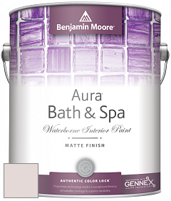 Benjamin Moore Aura 532 Bath & Spa Waterborne Interior Paint Matte Finish краска цвет 2110-60 Pampas Grass