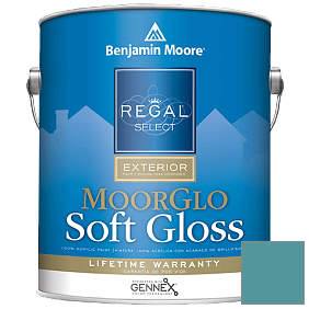 Краска Regal Select Exterior Paint-Moor GloSoft Gloss Finish (W096) цвет 726 Rendezvous Bay