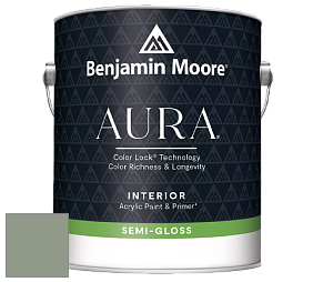 Benjamin Moore Aura 528 Waterborne Interior Semi-gloss Finish краска цвет NCS S 4010-G30Y 