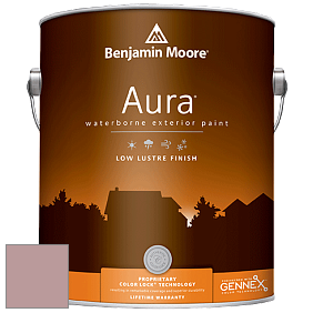 Benjamin Moore Aura 634 Waterborne Exterior Low Lustre Finish краска цвет 2104-50 Cherry Malt
