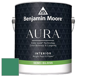 Benjamin Moore Aura 528 Waterborne Interior Semi-gloss Finish краска цвет 594 Peridot