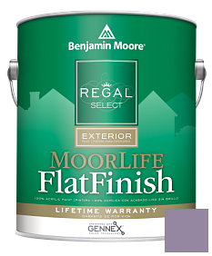 Краска Regal Select Exterior Paint-MoorLife Flat Finish (W105) цвет 1384 Carolina Plum