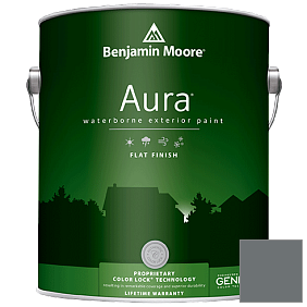 Краска Aura Waterborne Exterior Flat Finish (629) цвет 1602 Gunmetal